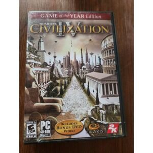 Sid Meier's 4 Civilization Game of the Year Edition PC Game 2006 Complete